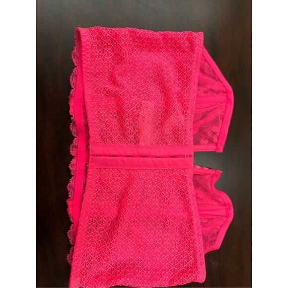 NWT Victoria’s Secret Hot Pink Dream Angels Bustier Strapless Bralette Medium - Picture 3 of 7